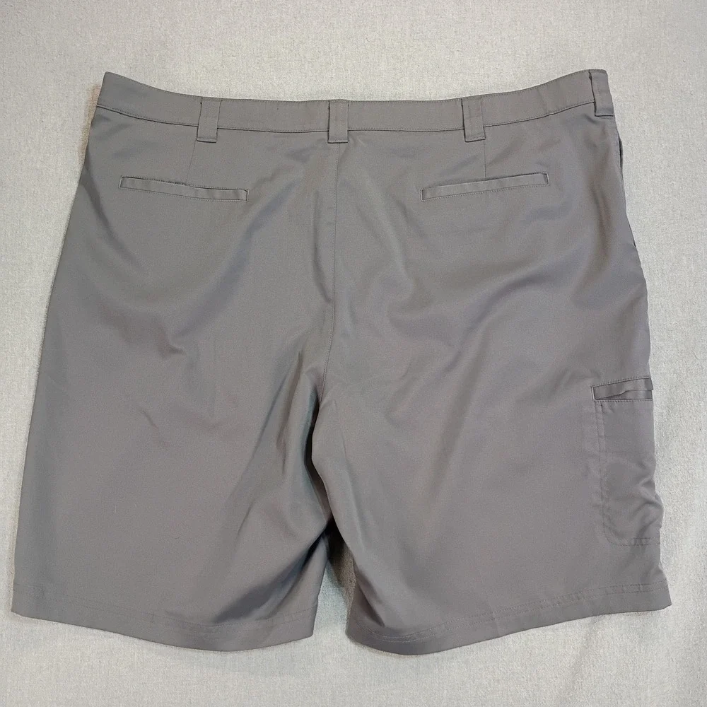 PGA TOUR Men's Size 44 Gray Performance Golf Shorts Stretch Casual Cargo Pocket